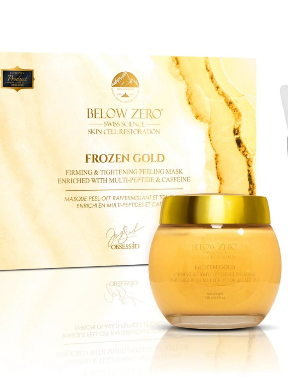 Below Zero Frozen Gold - Firming & Tightening Peeling Mask enriched with Multi-P
